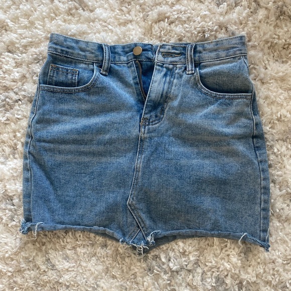 Denim Cut Off Shorts - Picture 1 of 7